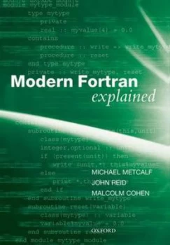 Image of Modern Fortran Explained by Michael Metcalf Paperback