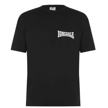 Image of Lonsdale Japan T Shirt Mens - Black Bk Lion