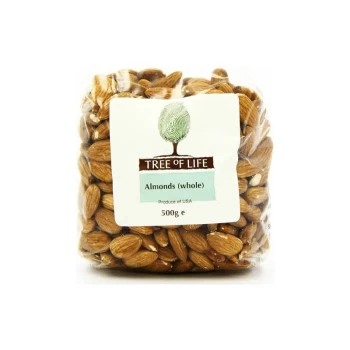 image of Almonds - Whole - 500g x 6 - 83336 - Tree Of Life