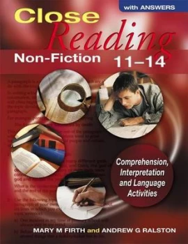 Image of Close Reading Non-Fiction 11-14 with Answers by Mary M. Firth Paperback