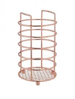 image of Apollo Rose Gold Kitchen Utensil Holder