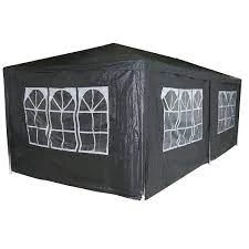 Image of Charles Bentley Party Gazebo Grey 3x6m Steel