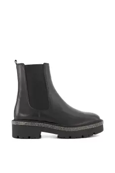 Image of 'Panics' Leather Ankle Boots
