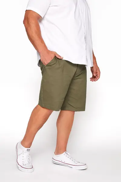 image of BadRhino Stretch Chino Shorts Green