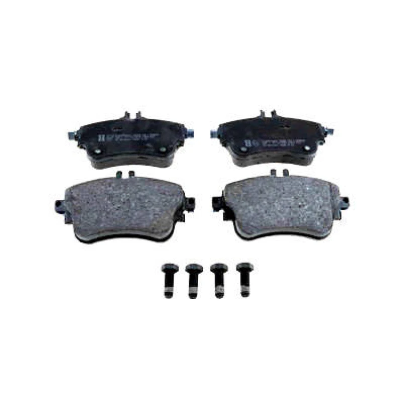 Image of ZIMMERMANN 25326.190.1 Brake pad set Front Axle, prepared for wear warning indicator, Photo corresponds to scope of supply, with bolts/screws Brake P