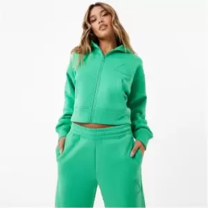 Image of Slazenger ft. Wolfie Cindy Logo Zip Hoodie - Green