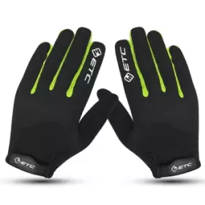 Image of ETC Peak MTB Gloves Black Yellow X Large