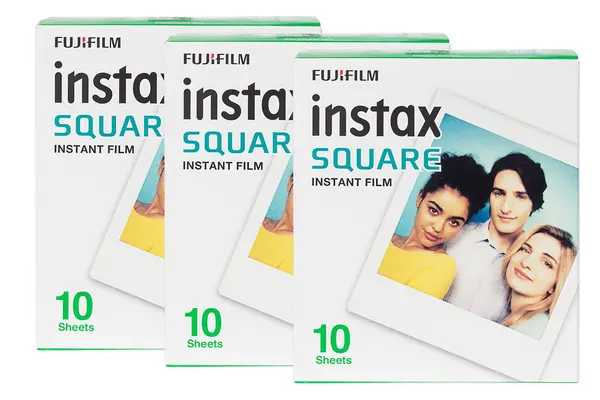 Image of Fujifilm Fujifilm Instax Square Instant Photo Film - White, Pack of 30 70100139613x3
