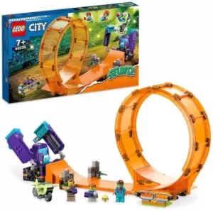 image of LEGO City Stuntz Smashing Chimpanzee Stunt Loop Set 60338