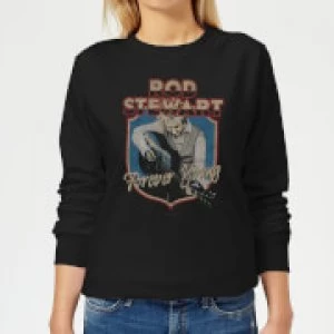 Rod Stewart Forever Young Womens Sweatshirt - Black - XS