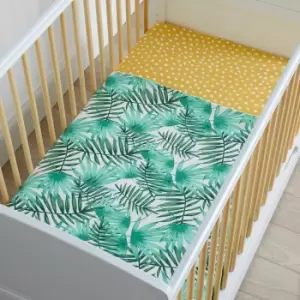 image of Ickle Bubba Rustic Safari 2.5 Tog Cot Quilt Green