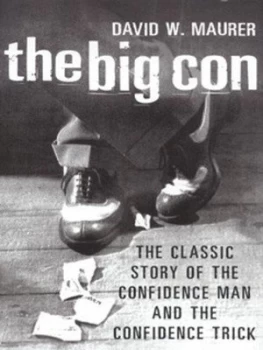 Image of The Big Con by David W Maurer Hardback