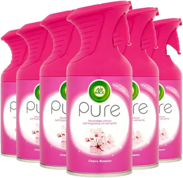 image of Air Wick Cherry Blossom Pure Air Freshener, 250ml