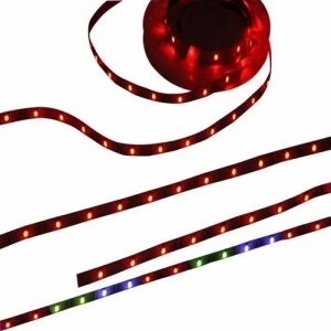 image of KnightsBridge RGB Colour Changing 24V LED IP20 Flexible Indoor Rope Lighting Strip - 3 Meter