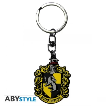 Image of Harry Potter - Hufflepuff Metal Keyring