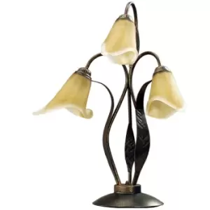 image of Onli Alga Glass Table Lamp, Glass Shades, 3x E14