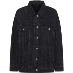 Image of Hugo Swirl Denim Jacket - Grey