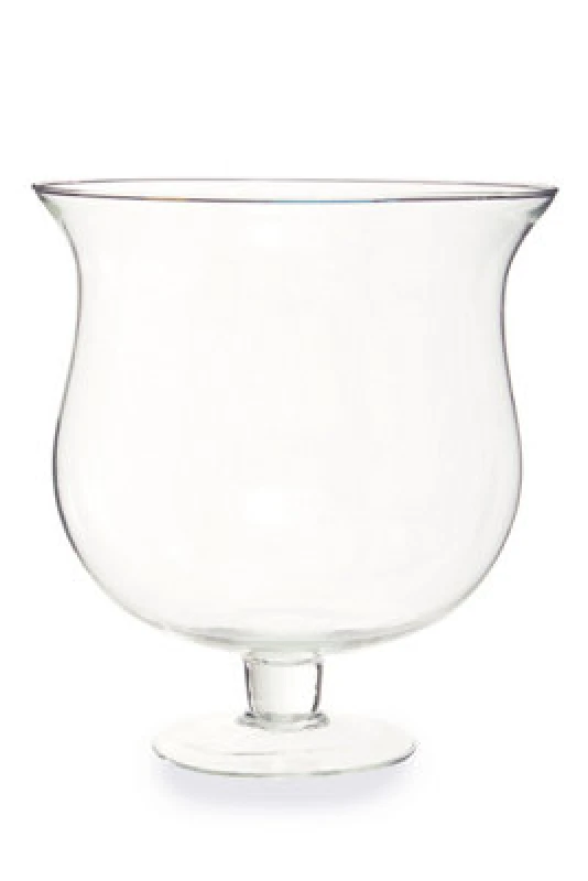 Image of Premier Housewares Ambra Clear Glass Cognac Vase Clear