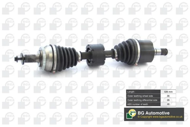 Image of BGA Drive shaft BGA DS9707LA
