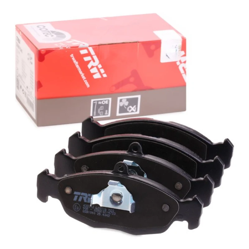 Image of TRW GDB1040 Brake pad set prepared for wear warning indicator Brake Pad Set,disc brake (402)