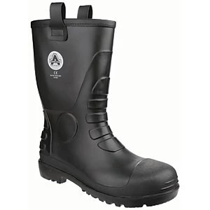 Amblers Safety FS90 Rigger Safety Boot - Black Size 4