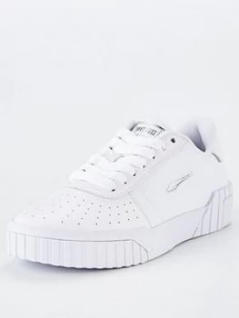 Puma Cali Twist Wns, White/Silver, Size 4, Women