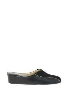 Image of 'Martha' Leather and Suede Slipper