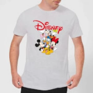 image of Mickey Mouse Disney Crew Mens T-Shirt - Grey - 3XL