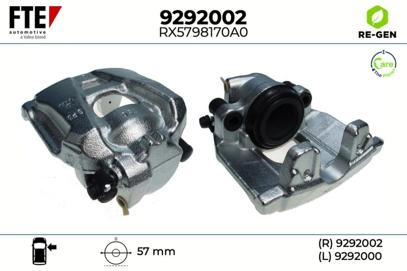 Image of Brake caliper FTE 9292002