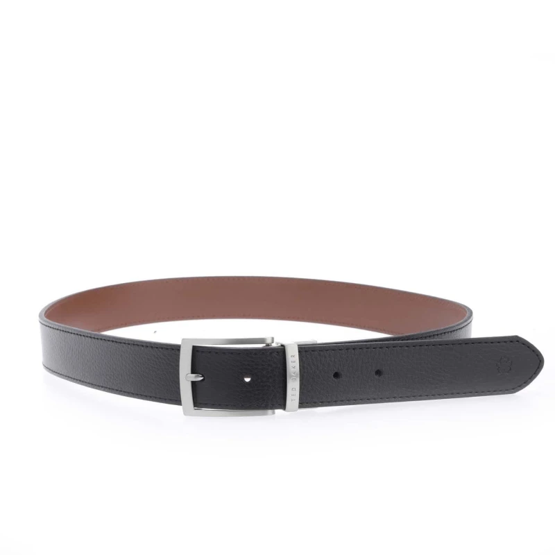 Image of Ted Baker Breemer Reversible Leather Belt - Black 36 Inch