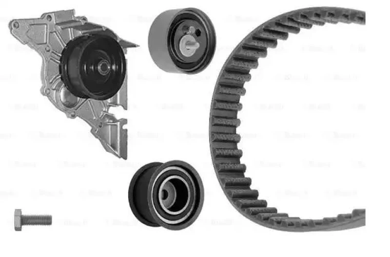 Image of Bosch 1 987 946 924 Water Pump + Timing Belt Kit Number of Teeth: 253, without tensioner element Water Pump & Timing Belt Kit (3096)