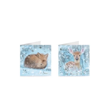 Image of Tom Smith Tom Smith 12 Pack of Premium Christmas Cards - PHOTO ANIMALS