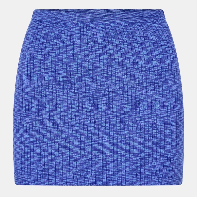 Image of Jack Wills Space Dye Knit Rib Mini Skirt - Multi Multi 8