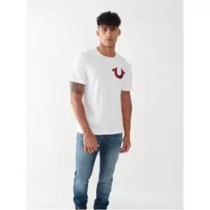 True Religion True Religion Horseshoe T-Shirt Mens - White