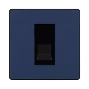 BG Evolve Matt Blue Single Master Telephone Socket - PCDDBBTM1B - main image