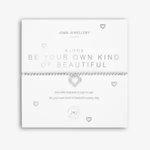 Image of A Little Be Your Own Kind Of Beautiful Silver 17.5cm Stretch Bracelet 5225