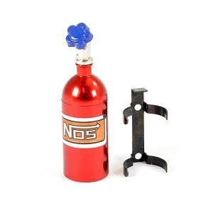 image of Fastrax Aluminum Nos Nitrous Bottle & Mount - Red