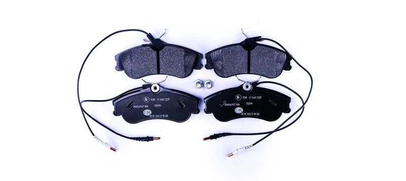 Image of HELLA Brake pad set HELLA 8DB 355 018-261