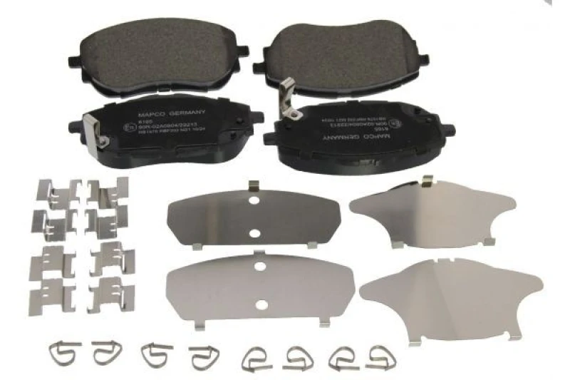 Image of Brake pad set MAPCO 6165