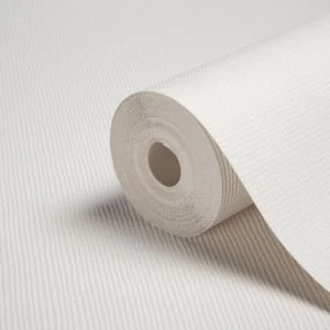 Image of Colours Paintables White Linen Paintable Wallpaper