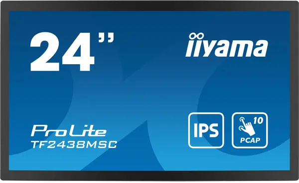 image of iiyama iiyama PROLITE Digital A-board 61cm (24") LED 600 cd/m Full HD Black Touch Screen TF2438MSC-B1