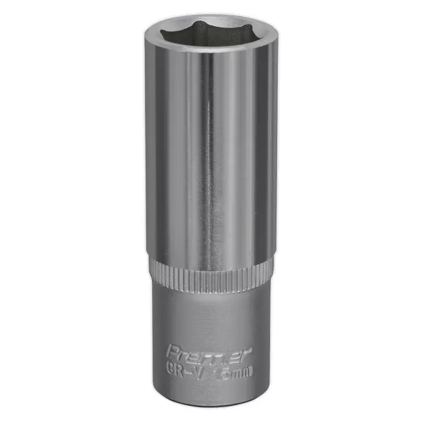 Image of Genuine SEALEY S3815D WallDrive® Socket 15mm Deep 3/8Sq Drive