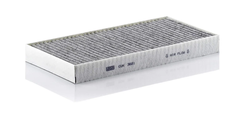 Image of MANN-FILTER CUK 3621 Pollen filter Activated Carbon Filter 363, 360 178 35 MERCEDES-BENZ: SLK Filter, interior air (424)