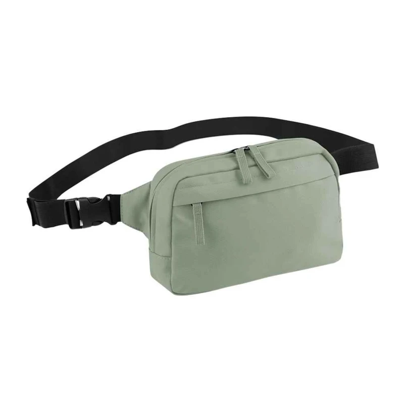 Image of Bagbase Mens Premium Crossbody Bag in Dark Green Dark Green Male One Size