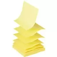 image of Post-it Super Sticky Z-Notes R330-12SSCY 76 x 76mm 90 Sheets Per Pad Yellow Pack of 12