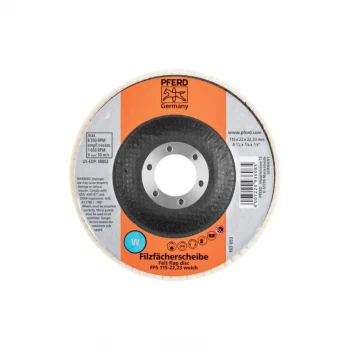 Image of FFS 115MM Felt Flap Disc - Soft