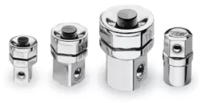 Image of Beta Tools 123 /K4 4pc Ratchet Wrench Quick Release & Bit Adaptor Set 001230504