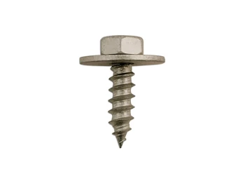 image of Metal Trim Fastener Screw with Washer Pk 50 Connect 36182