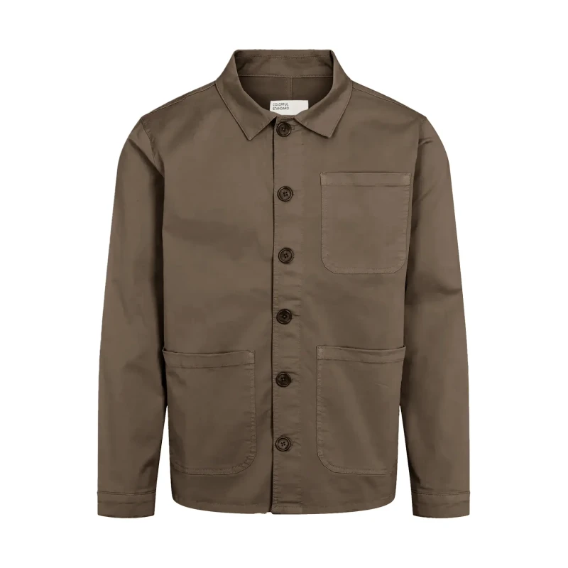 Image of Colorful Standard Overshirt Colorful Standard Organic Marron Unisex S