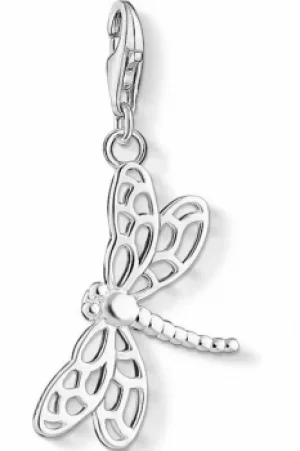 image of Ladies Thomas Sabo Sterling Silver Charm Club Dragonfly Charm 1341-001-12